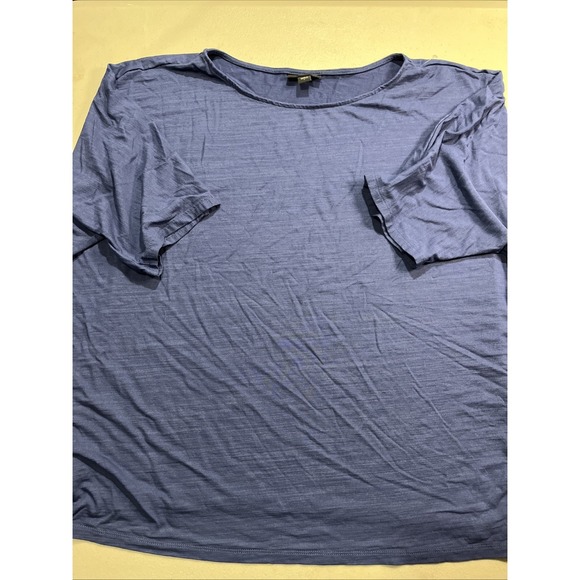 J. Jill Tops - Women's Short Sleeve Navy J Jill Wear Ever Collection Super Soft Size Large